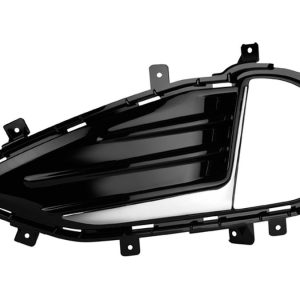 REJILLA FASCIA DELANTERA FD EDGE 19-23 NEGRA BRILLANTE C/MOLDURA CROMADA ST/TITANIUM/SEL PLUS L4/V6 4/6 CILINDROS 2.0/2.7L 5 PUERTAS IZQ}