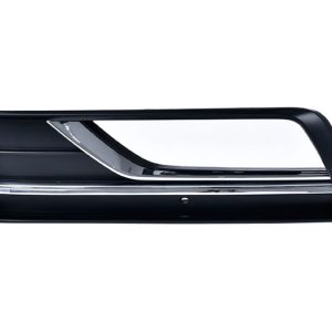 REJILLA FASCIA DELANTERA VW PASSAT 16-19 C/HOYO P/FARO C/MOLDURAS CROMADAS IZQ
