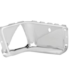 ALERON DEFENSA TRASERO CV CHEYENNE/SILVERADO/CUSTOM 07-13 CROMADO C/HOYO P/SENSOR IZQ
