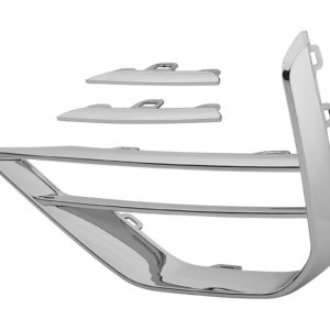 MOLDURA REJILLA FASCIA DELANTERA CH TIGGO 8 PRO 23-24 CROMADA TURBO LUXURY/PREMIUM L4 4 CILINDROS 1.6L 5 PUERTAS 3 PIEZAS IZQ