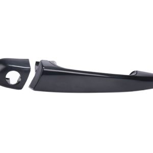 MANIJA EXTERIOR BW SERIE 3 99-00  CON HOYO PARA LLAVE LISA PARA PINTAR NEGRA PLASTICO HUSHAN Izquierdo Delantera