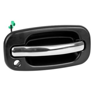 MANIJA EXTERIOR CD ESCALADE EXT/ESV 02-06  CV SILVERADO 99-06/SUBURBAN/TAHOE/SONORA 00-06/AVALANCHE 02-06  GM SIERRA  CV CHEYENNE 99-06  CON HOYO PARA LLAVE LISA PARA PINTAR PLASTICO HUSHAN Derecho Delantera