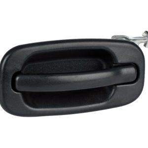 MANIJA EXTERIOR CV SILVERADO 99-06/SUBURBAN/TAHOE/SONORA 00-06/AVALANCHE 02-06  GM SIERRA 99-06/YUKON 00-06  CV CHEYENNE 99-06  CORRUGADA NEGRA PLASTICO HUSHAN Izquierdo Trasera