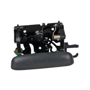 MANIJA DE TAPA CV AVALANCHE 02-06  CON HOYO PARA LLAVE CORRUGADA NEGRO ZINC CON PLASTICO HUSHAN