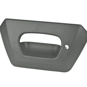 MANIJA DE TAPA CV AVALANCHE 02-06  CON HOYO PARA LLAVE SOLO BISEL CORRUGADA GRIS OBSCURO PLASTICO HUSHAN