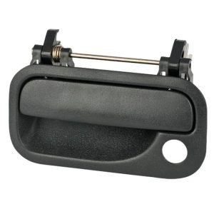MANIJA EXTERIOR CV CHEVY JOY / POP / SWING / PICK UP 96-12/MONZA 97-12  CON HOYO PARA LLAVE CORRUGADA NEGRA PLASTICO HUSHAN Izquierdo Delantera
