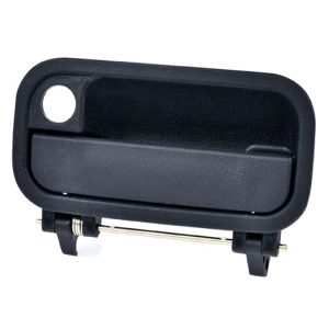 MANIJA EXTERIOR CV CHEVY JOY / POP / SWING / PICK UP 94-95  CON HOYO PARA LLAVE CORRUGADA NEGRA PLASTICO HUSHAN Izquierdo Delantera