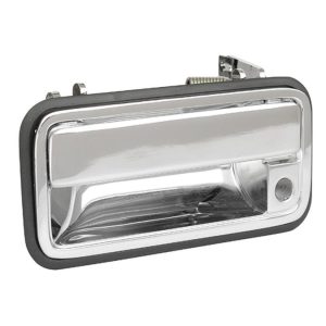 MANIJA EXTERIOR CV CHEYENNE/CUSTOM 95-98/SUBURBAN 95-99/SILVERADO 95-98/TAHOE 95-99  GM SIERRA/YUKON  CV PICK UP 95-98  CON HOYO PARA LLAVE CROMADA ZINC HUSHAN Izquierdo Delantera