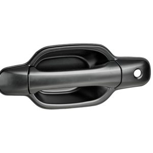 MANIJA EXTERIOR CV COLORADO  GM CANYON 04-12  CON HOYO PARA LLAVE LISA PARA PINTAR NEGRA PLASTICO HUSHAN Izquierdo Delantera