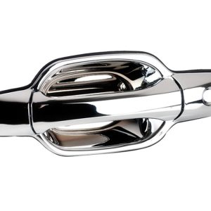 MANIJA EXTERIOR CV COLORADO  GM CANYON 04-12  CON HOYO PARA LLAVE CROMADA PLASTICO HUSHAN Izquierdo Delantera