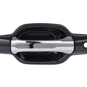 MANIJA EXTERIOR CV COLORADO  GM CANYON 04-12  CON HOYO PARA LLAVE LISA PARA PINTAR NEGRA/CROMO PLASTICO HUSHAN Izquierdo Delantera