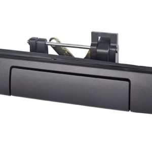 MANIJA DE TAPA CV COLORADO  GM CANYON 13-15  SIN HOYO PARA LLAVE CORRUGADA NEGRO PLASTICO HUSHAN