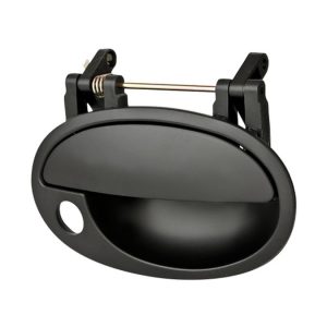 MANIJA EXTERIOR CV TORNADO 04-11/CORSA 00-08/MERIVA 04-08  CON HOYO PARA LLAVE LISA NEGRA PLASTICO HUSHAN Derecho Delantera