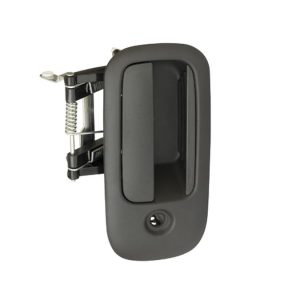 MANIJA EXTERIOR CV EXPRESS VAN  GM SAVANA 96-09  CON HOYO PARA LLAVE NEGRA PLASTICO HUSHAN Derecho  Puerta corrediza
