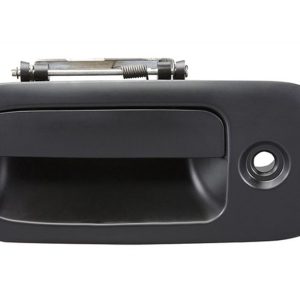 MANIJA EXTERIOR CV EXPRESS VAN  GM SAVANA 96-09  CON HOYO PARA LLAVE NEGRA PLASTICO HUSHAN Izquierdo Delantera
