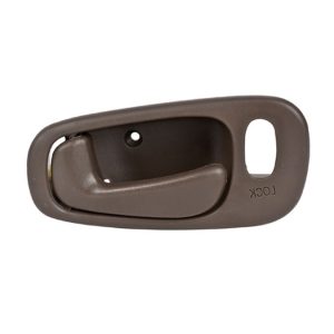 MANIJA INTERIOR TY COROLLA  CV GEO PRIZM 98-02  CON HOYO PARA SEGURO CAFE PLASTICO HUSHAN Izquierdo Delantera/Trasera
