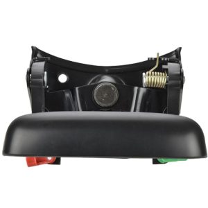 MANIJA DE TAPA CV SILVERADO  GM SIERRA 99-06  LISA NEGRA ZINC CON PLASTICO HUSHAN