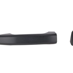 MANIJA EXTERIOR CV CHEYENNE/SILVERADO 14-18/SUBURBAN/TAHOE 15-17  GM SIERRA 14-18/YUKON 15-17  CV PICK UP 14-18  CON HOYO PARA LLAVE CORRUGADA NEGRA PLASTICO HUSHAN Izquierdo Delantera