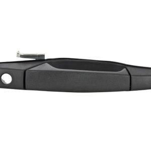 MANIJA EXTERIOR CV CHEYENNE/SILVERADO 07-13/SUBURBAN/TAHOE 07-14/AVALANCHE  GM SIERRA 07-13/YUKON 07-14  CV PICK UP 07-13  CON HOYO PARA LLAVE CORRUGADA NEGRA PLASTICO HUSHAN Derecho Delantera