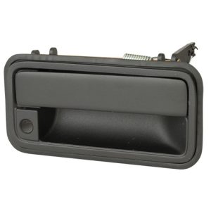 MANIJA EXTERIOR CV SUBURBAN/BLAZER (C10)/TAHOE  GM YUKON 92-99  CON HOYO PARA LLAVE PUERTA LATERAL / ABATIBLE - 5TA PUERTA / DOBLE CORRUGADA NEGRO ZINC HUSHAN