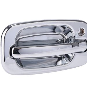 MANIJA EXTERIOR CV SUBURBAN/TAHOE  GM YUKON 00-06  CON HOYO PARA LLAVE 5TA PUERTA PUERTA DOBLE CROMO PLASTICO HUSHAN