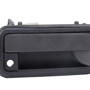 MANIJA EXTERIOR CV SUBURBAN 92-94/BLAZER (C10) 88-94/TAHOE  GM YUKON 92-94  CON HOYO PARA LLAVE 5TA PUERTA PUERTA DOBLE CORRUGADA NEGRO ZINC CON PLASTICO HUSHAN