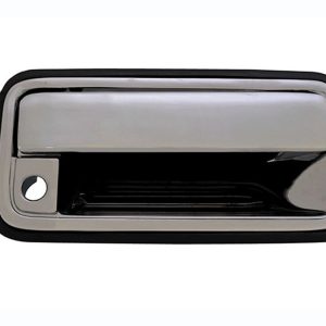 MANIJA EXTERIOR CV SUBURBAN/BLAZER (C10)/TAHOE  GM YUKON 92-99  CON HOYO PARA LLAVE PUERTA LATERAL / ABATIBLE - 5TA PUERTA / DOBLE CROMO ZINC HUSHAN