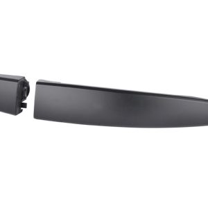 MANIJA EXTERIOR CV VECTRA 02-09  SIN HOYO PARA LLAVE LISA PARA PINTAR NEGRA PLASTICO HUSHAN Derecho/Izquierdo Delantera/Trasera