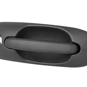 MANIJA EXTERIOR CR VOYAGER/TOWN & COUNTRY  DG CARAVAN 01-07  CON HOYO PARA LLAVE CORRUGADA NEGRA PLASTICO HUSHAN Derecho Delantera