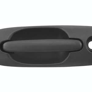 MANIJA EXTERIOR CR VOYAGER/TOWN & COUNTRY  DG CARAVAN 01-07  CON HOYO PARA LLAVE CORRUGADA NEGRA PLASTICO HUSHAN Izquierdo Delantera