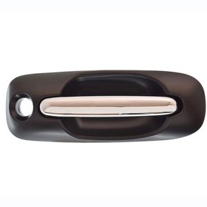 MANIJA EXTERIOR CR VOYAGER/TOWN & COUNTRY  DG CARAVAN 01-07  CON HOYO PARA LLAVE LISA PARA PINTAR NEGRA/CROMO PLASTICO HUSHAN Izquierdo  Puerta corrediza