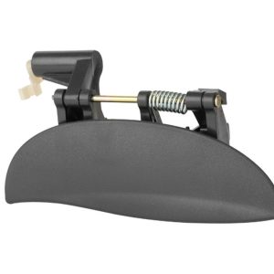 MANIJA EXTERIOR DG ATOS 00-12  CORRUGADA NEGRA PLASTICO HUSHAN Derecho Delantera