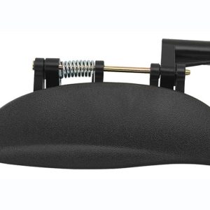 MANIJA EXTERIOR DG ATOS 00-12  CORRUGADA NEGRA PLASTICO HUSHAN Izquierdo Delantera