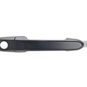 MANIJA EXTERIOR DG ATTITUDE 06-11  HY ACCENT 07-11  CON HOYO PARA LLAVE SIN BASE CORRUGADA NEGRA PLASTICO HUSHAN Izquierdo Delantera