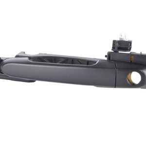 MANIJA EXTERIOR DG ATTITUDE 06-11  HY ACCENT 07-11  CON HOYO PARA LLAVE CON BASE CORRUGADA NEGRA PLASTICO HUSHAN Izquierdo Delantera
