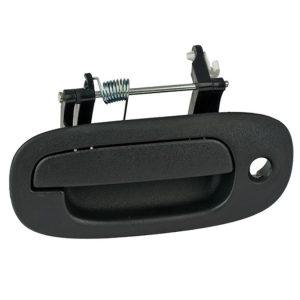 MANIJA EXTERIOR DG DAKOTA 97-99  CON HOYO PARA LLAVE CORRUGADA NEGRA PLASTICO HUSHAN Izquierdo Delantera