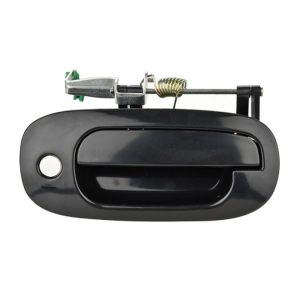 MANIJA EXTERIOR DG DAKOTA 00-01/DURANGO 98-01  CON HOYO PARA LLAVE LISA PARA PINTAR NEGRA PLASTICO HUSHAN Derecho Delantera