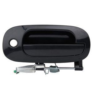 MANIJA EXTERIOR DG DAKOTA 00-01/DURANGO 98-01  CON HOYO PARA LLAVE LISA PARA PINTAR NEGRA PLASTICO HUSHAN Izquierdo Delantera