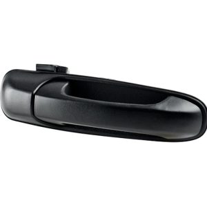 MANIJA EXTERIOR DG RAM 1500/2500/3500 02-08/DAKOTA 05-12  MT RAIDER 06-09  SIN HOYO PARA LLAVE CORRUGADA NEGRA PLASTICO HUSHAN Derecho Delantera