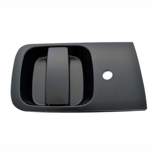 MANIJA EXTERIOR DG H100 VAN 11-18  HY STAREX 11-20  CON HOYO PARA LLAVE LISA NEGRA PLASTICO HUSHAN Derecho  Puerta corrediza