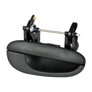 MANIJA EXTERIOR DG NEON 95-99  CORRUGADA NEGRA PLASTICO HUSHAN Derecho Trasera