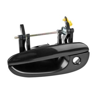 MANIJA EXTERIOR DG NEON 95-99  CON HOYO PARA LLAVE LISA PARA PINTAR NEGRA PLASTICO HUSHAN Izquierdo Delantera