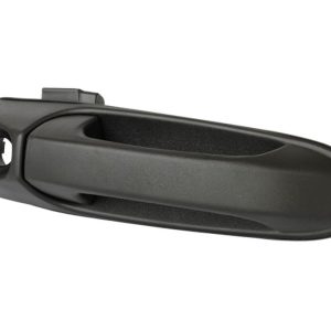 MANIJA EXTERIOR DG RAM 1500/2500/3500 02-08/DAKOTA 05-12  MT RAIDER 06-09  CON HOYO PARA LLAVE CORRUGADA NEGRA PLASTICO HUSHAN Derecho Delantera