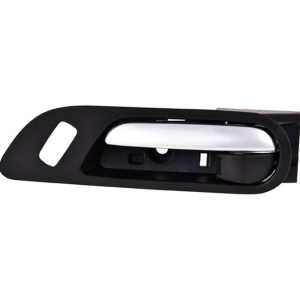 MANIJA INTERIOR MZ 3 10-13  CON HOYO PARA SEGURO NEGRO/PLATA PLASTICO HUSHAN Izquierdo Delantera