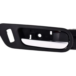 MANIJA INTERIOR MZ 6 09-13  CON HOYO PARA SEGURO NEGRO/PLATA PLASTICO HUSHAN Derecho Delantera