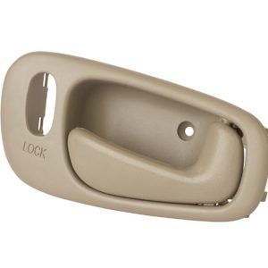 MANIJA INTERIOR TY COROLLA  CV GEO PRIZM 98-02  CON HOYO PARA SEGURO BEIGE PLASTICO HUSHAN Derecho Delantera/Trasera