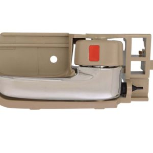 MANIJA INTERIOR TY COROLLA 03-08/HIACE 06-19/HILUX VIGO/TACOMA 05-15  BEIGE/CROMADA PLASTICO HUSHAN Derecho Delantera/Trasera