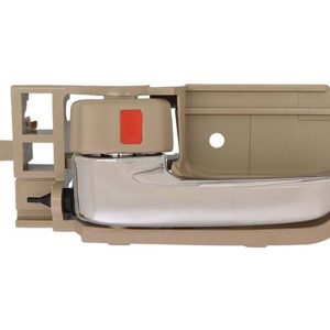 MANIJA INTERIOR TY COROLLA 03-08/HIACE 06-19/HILUX VIGO/TACOMA 05-15  BEIGE/CROMADA PLASTICO HUSHAN Izquierdo Delantera/Trasera