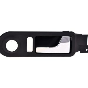 MANIJA INTERIOR VW GOLF 00-06/JETTA A4 99-07/CLASICO 08-15  CON HOYO PARA SEGURO Y CONTROL ESPEJO NEGRA/CROMO PLASTICO VIDRIO MANUAL HUSHAN Derecho Delantera