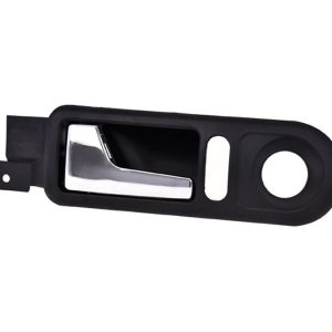 MANIJA INTERIOR VW GOLF 00-06/JETTA A4 99-07/CLASICO 08-15  CON HOYO PARA SEGURO Y CONTROL ESPEJO NEGRA/CROMO PLASTICO VIDRIO MANUAL HUSHAN Izquierdo Delantera